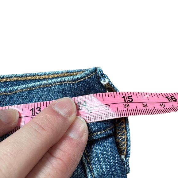 Everlane Mid-Rise Skinny Ankle Jean Mid Blue - Picture 7 of 9